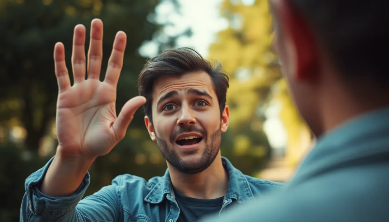 Awkward Wave Moment