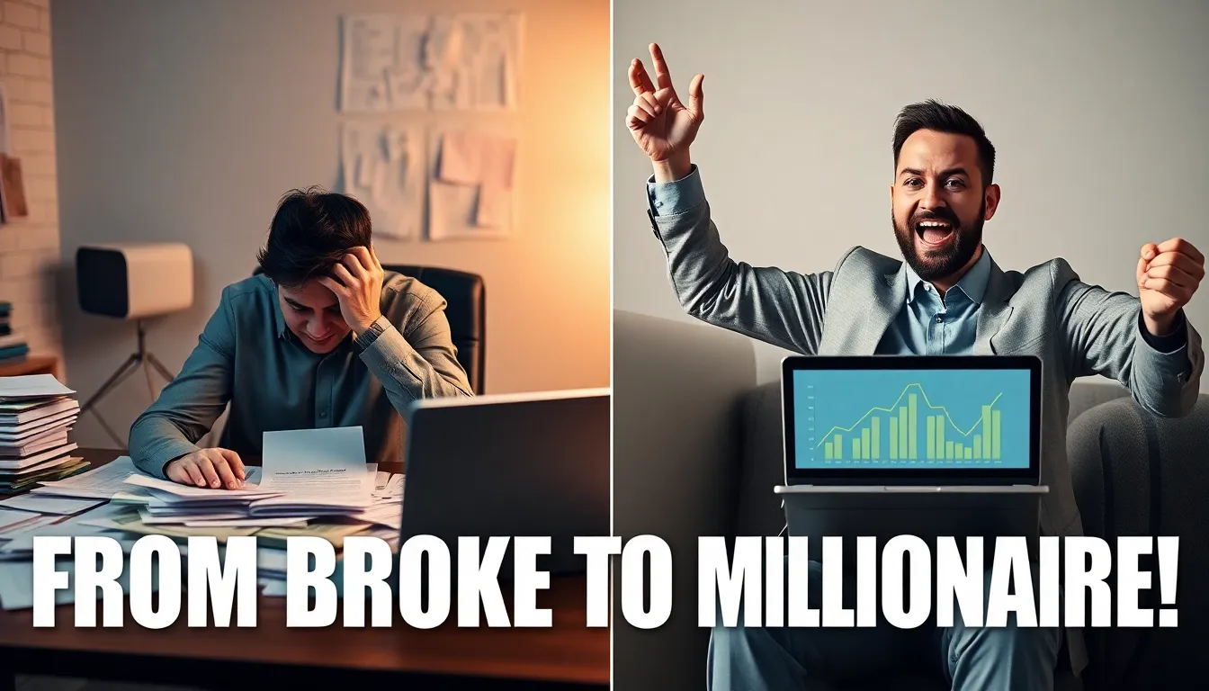 From Broke to Millionaire